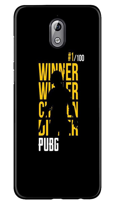 Pubg Winner Winner Mobile Back Case for Nokia 3.1 (Design - 177) Pubg Winner Winner Case for Nokia 3.1 (Design - 177)