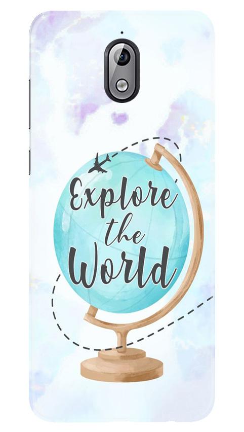 Explore the World Mobile Back Case for Nokia 3.1 (Design - 207) Explore the World Case for Nokia 3.1 (Design No. 207)