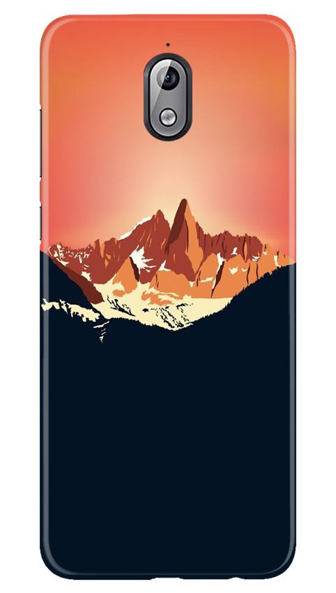 Mountains Mobile Back Case for Nokia 3.1 (Design - 227) Mountains Case for Nokia 3.1 (Design No. 227)
