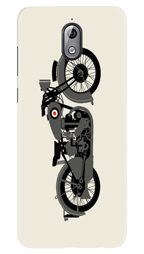 MotorCycle Mobile Back Case for Nokia 3.1 (Design - 259) MotorCycle Case for Nokia 3.1 (Design No. 259)