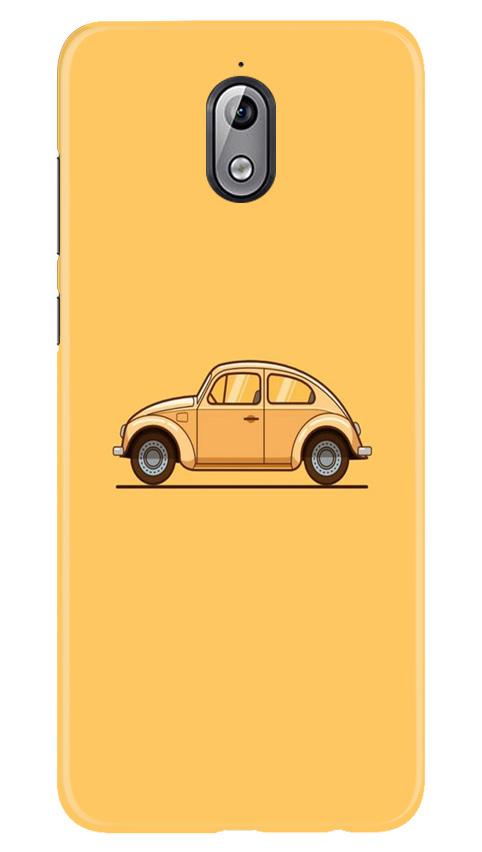 Vintage Car Mobile Back Case for Nokia 3.1 (Design - 262) Vintage Car Case for Nokia 3.1 (Design No. 262)