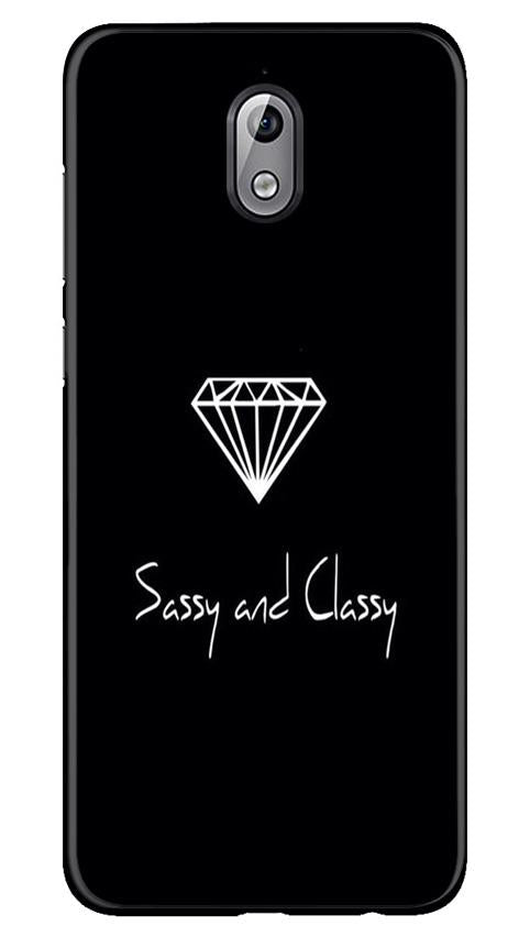 Sassy and Classy Mobile Back Case for Nokia 3.1 (Design - 264) Sassy and Classy Case for Nokia 3.1 (Design No. 264)