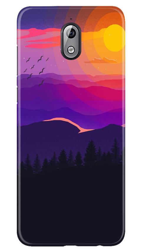 Sun Set Mobile Back Case for Nokia 3.1 (Design - 279) Sun Set Case for Nokia 3.1 (Design No. 279)