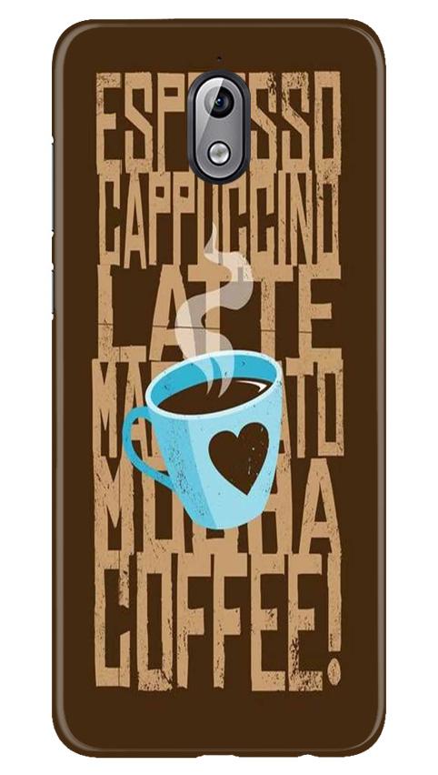 Love Coffee Mobile Back Case for Nokia 3.1 (Design - 351) Love Coffee Mobile Back Case for Nokia 3.1 (Design - 351)
