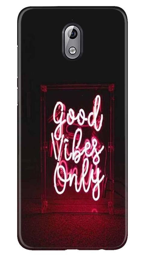 Good Vibes Only Mobile Back Case for Nokia 3.1 (Design - 354) Good Vibes Only Mobile Back Case for Nokia 3.1 (Design - 354)