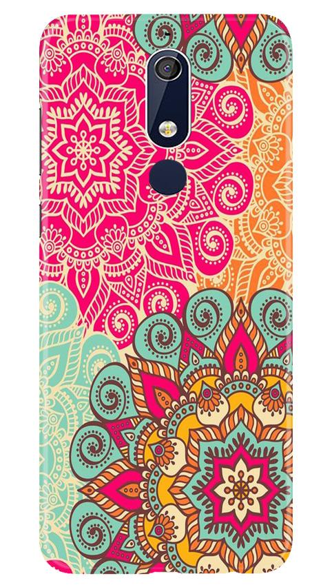 Rangoli art Mobile Back Case for Nokia 5.1 (Design - 6) Rangoli art Case for Nokia 5.1