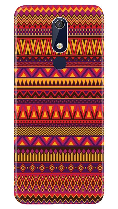 Zigzag line pattern2 Mobile Back Case for Nokia 5.1 (Design - 10) Zigzag line pattern2 Case for Nokia 5.1