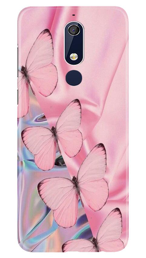 Butterflies Mobile Back Case for Nokia 5.1 (Design - 26) Butterflies Case for Nokia 5.1