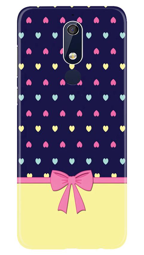 Gift Wrap5 Mobile Back Case for Nokia 5.1 (Design - 40) Gift Wrap5 Case for Nokia 5.1