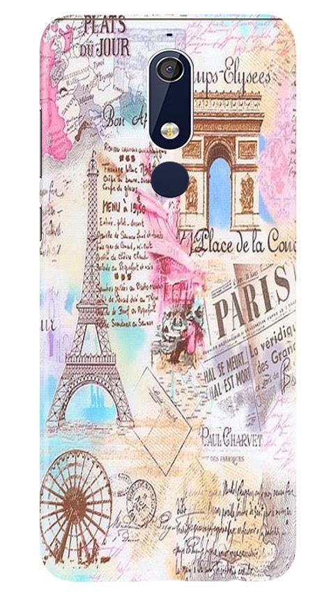 Paris Eiftel Tower Mobile Back Case for Nokia 5.1 (Design - 54) Paris Eiftel Tower Case for Nokia 5.1