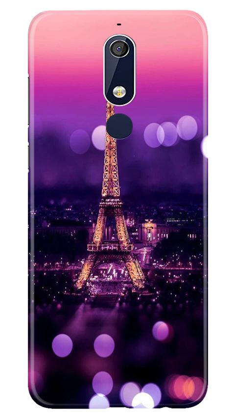 Eiffel Tower Mobile Back Case for Nokia 5.1 (Design - 86) Eiffel Tower Case for Nokia 5.1