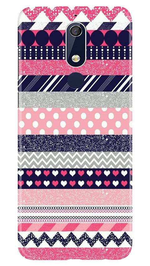 Pattern3 Mobile Back Case for Nokia 5.1 (Design - 90) Pattern3 Case for Nokia 5.1
