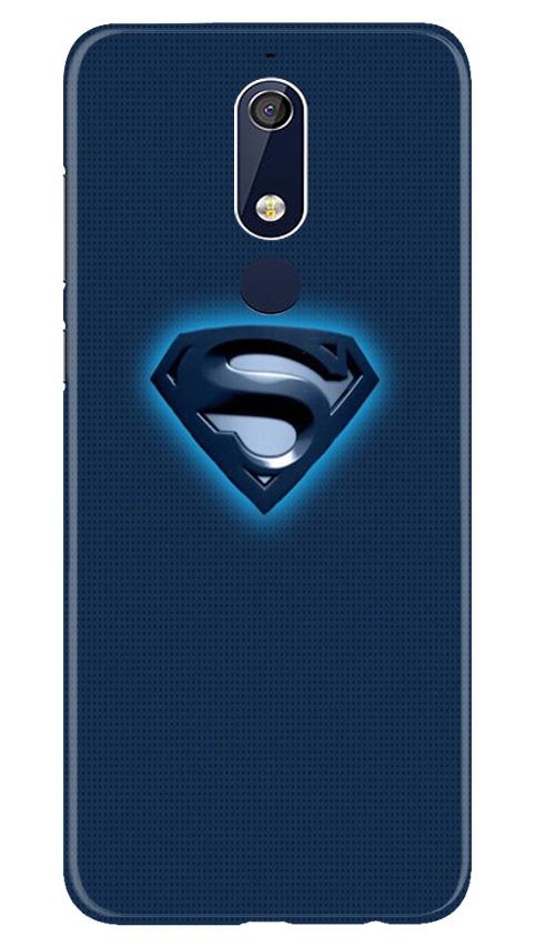 Superman Superhero Mobile Back Case for Nokia 5.1 (Design - 117) Superman Superhero Case for Nokia 5.1 (Design - 117)