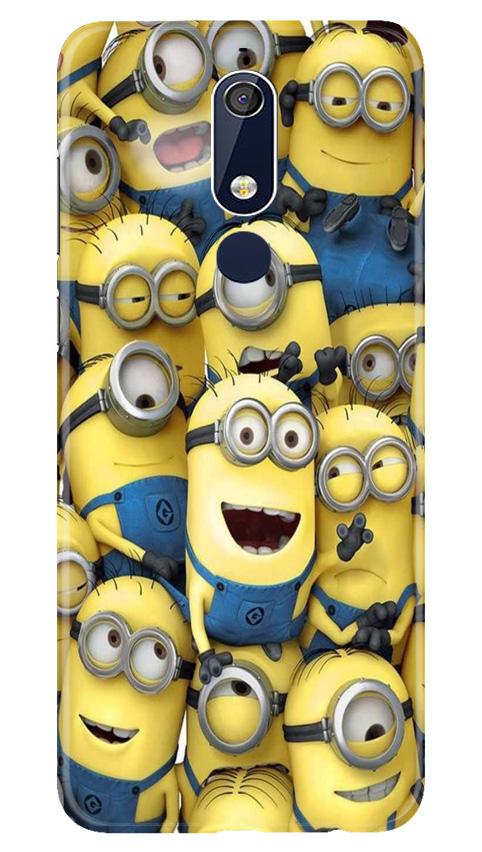 Minions Mobile Back Case for Nokia 5.1 (Design - 127) Minions Case for Nokia 5.1 (Design - 127)