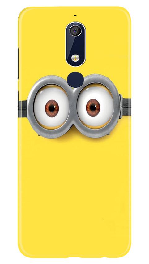 Minions Mobile Back Case for Nokia 5.1 (Design - 128) Minions Case for Nokia 5.1 (Design - 128)