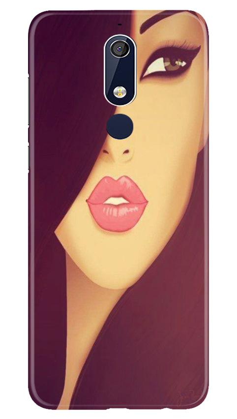 Girlish Mobile Back Case for Nokia 5.1 (Design - 130) Girlish Case for Nokia 5.1 (Design - 130)