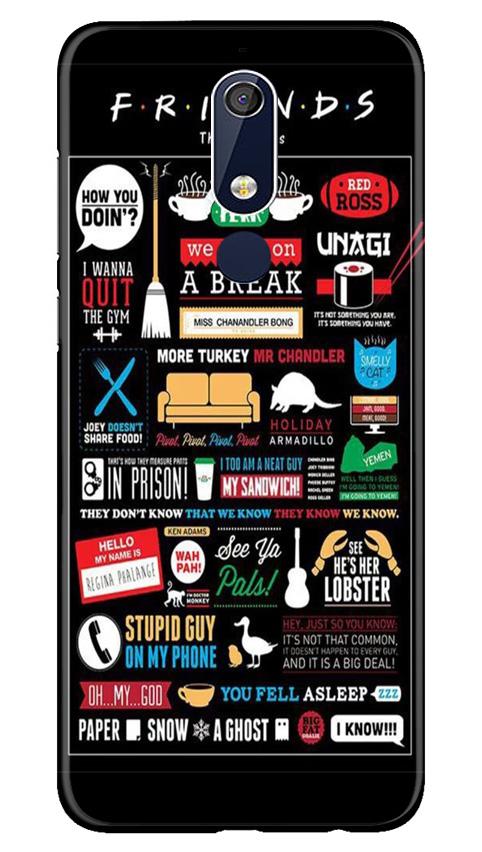 Friends Mobile Back Case for Nokia 5.1 (Design - 145) Friends Case for Nokia 5.1 (Design - 145)