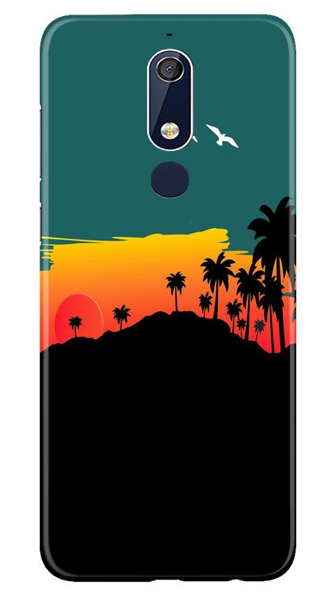 Sky Trees Mobile Back Case for Nokia 5.1 (Design - 191) Sky Trees Case for Nokia 5.1 (Design - 191)