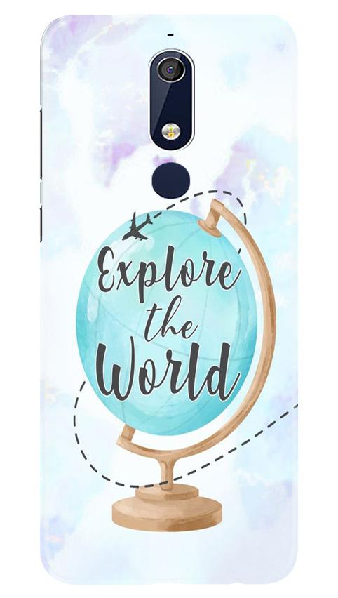 Explore the World Mobile Back Case for Nokia 5.1 (Design - 207) Explore the World Case for Nokia 5.1 (Design No. 207)