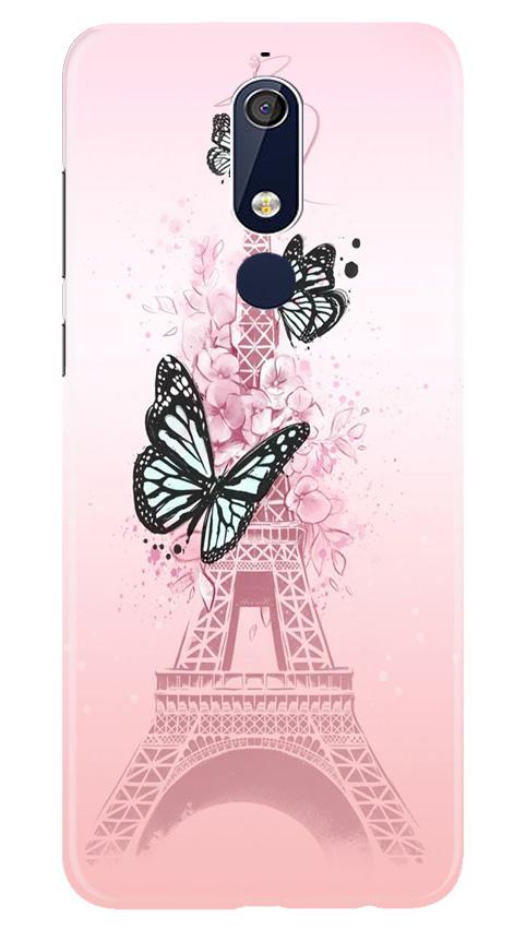 Eiffel Tower Mobile Back Case for Nokia 5.1 (Design - 211) Eiffel Tower Case for Nokia 5.1 (Design No. 211)
