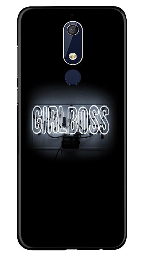 Girl Boss Black Mobile Back Case for Nokia 5.1 (Design - 268) Girl Boss Black Case for Nokia 5.1 (Design No. 268)