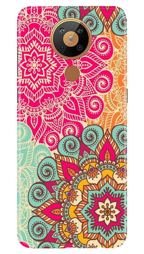 Rangoli art Mobile Back Case for Nokia 5.3 (Design - 6) Rangoli art Case for Nokia 5.3