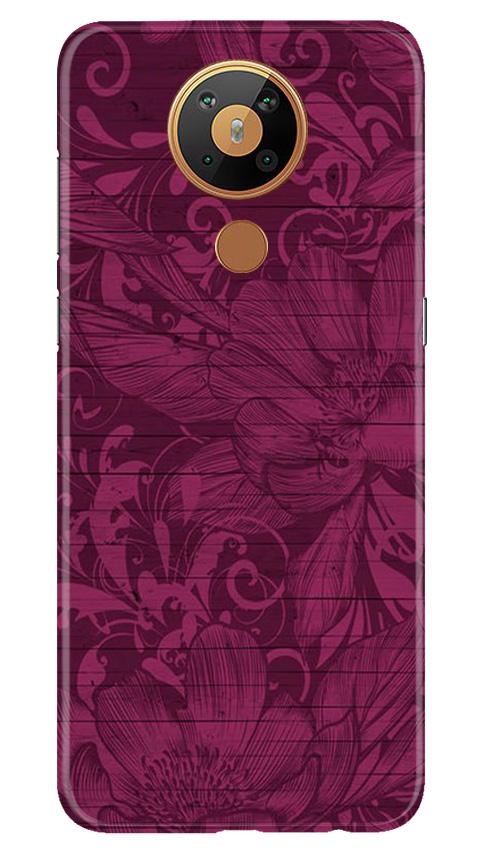 Purple Backround Mobile Back Case for Nokia 5.3 (Design - 22) Purple Backround Case for Nokia 5.3