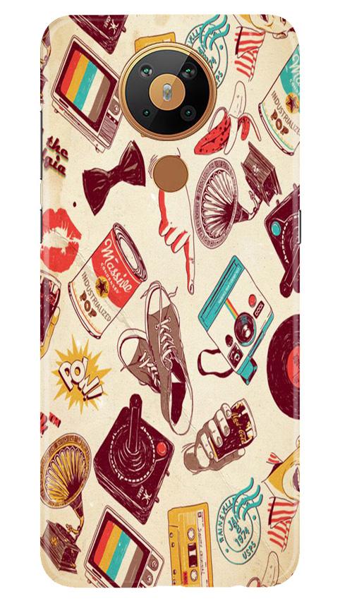 Vintage Mobile Back Case for Nokia 5.3 (Design - 35) Vintage Case for Nokia 5.3