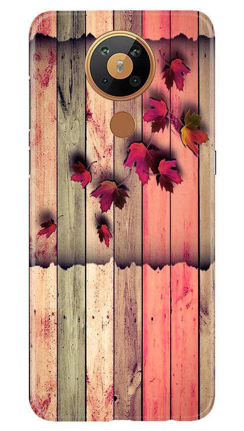 Wooden look2 Mobile Back Case for Nokia 5.3 (Design - 56) Wooden look2 Case for Nokia 5.3