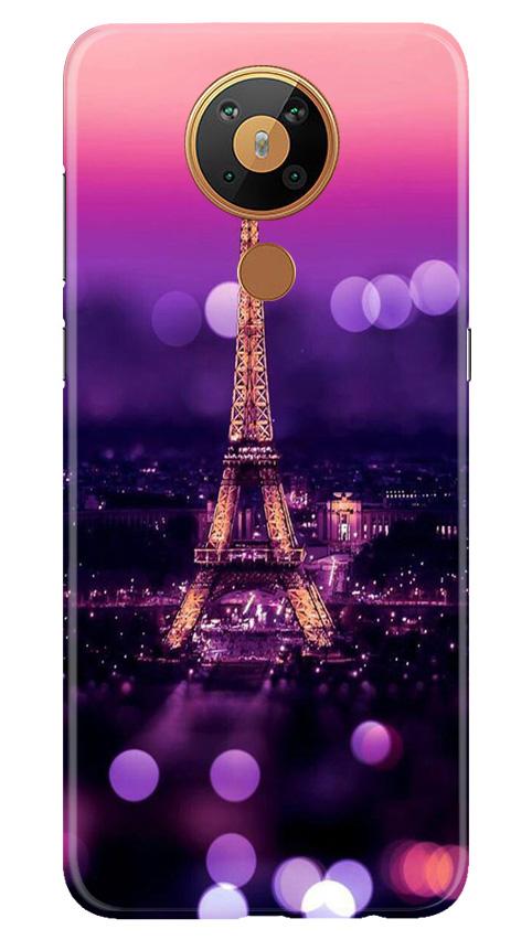 Eiffel Tower Mobile Back Case for Nokia 5.3 (Design - 86) Eiffel Tower Case for Nokia 5.3