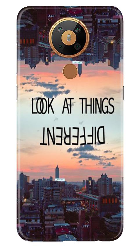 Look at things different Mobile Back Case for Nokia 5.3 (Design - 99) Look at things different Case for Nokia 5.3