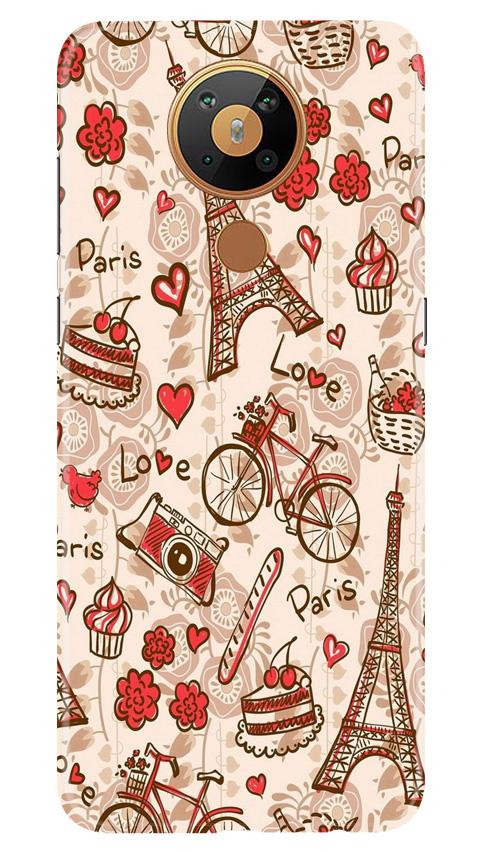 Love Paris Mobile Back Case for Nokia 5.3 (Design - 103) Love Paris Case for Nokia 5.3 (Design - 103)