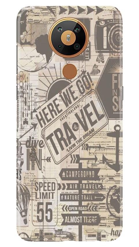Travel Mobile Back Case for Nokia 5.3 (Design - 104) Travel Case for Nokia 5.3 (Design - 104)