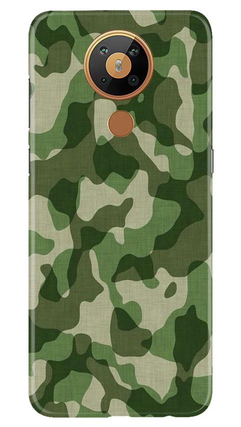 Army Camouflage Mobile Back Case for Nokia 5.3 (Design - 106) Army Camouflage Case for Nokia 5.3 (Design - 106)