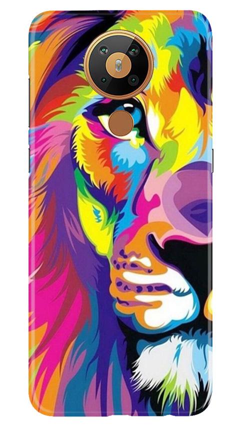 Colorful Lion Mobile Back Case for Nokia 5.3 (Design - 110) Colorful Lion Case for Nokia 5.3 (Design - 110)