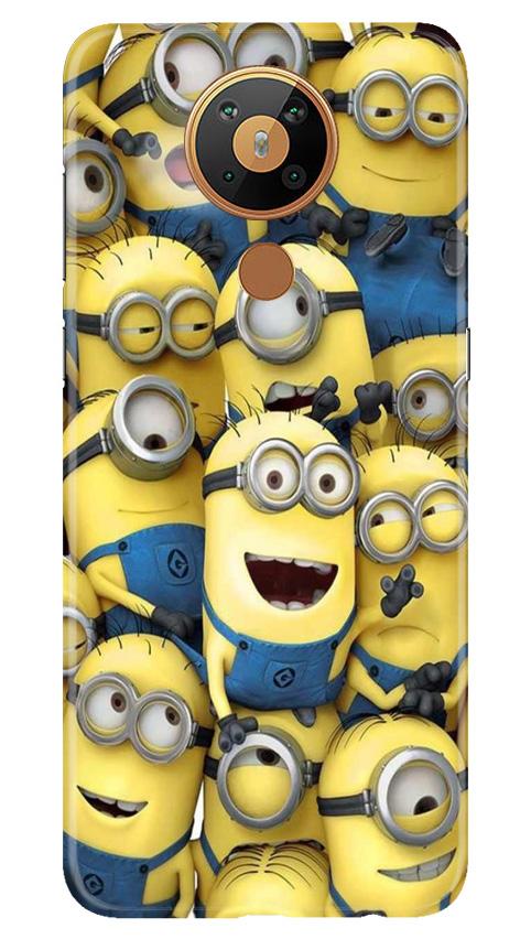 Minions Mobile Back Case for Nokia 5.3 (Design - 127) Minions Case for Nokia 5.3 (Design - 127)