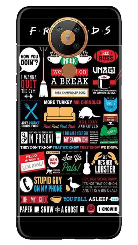 Friends Mobile Back Case for Nokia 5.3 (Design - 145) Friends Case for Nokia 5.3 (Design - 145)
