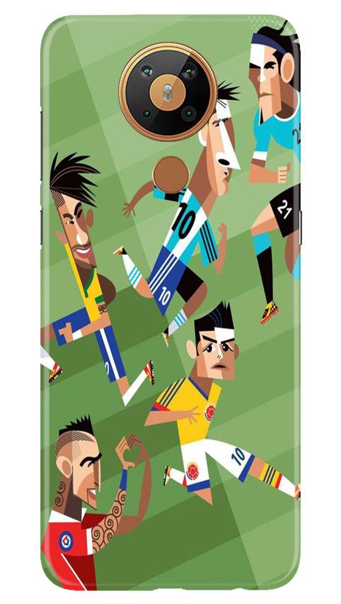 Football Mobile Back Case for Nokia 5.3 (Design - 166) Football Case for Nokia 5.3 (Design - 166)