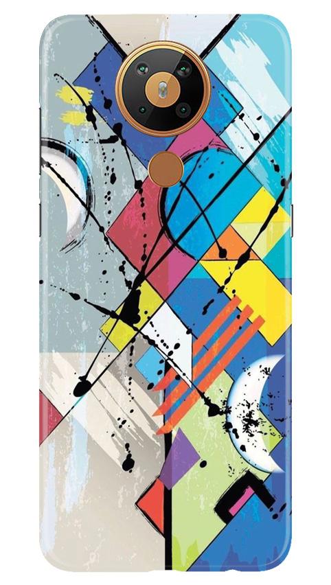 Modern Art Mobile Back Case for Nokia 5.3 (Design - 235) Modern Art Case for Nokia 5.3 (Design No. 235)