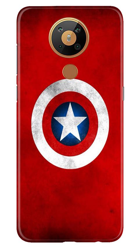 Captain America Mobile Back Case for Nokia 5.3 (Design - 249) Captain America Case for Nokia 5.3 (Design No. 249)