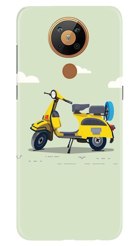 Vintage Scooter Mobile Back Case for Nokia 5.3 (Design - 260) Vintage Scooter Case for Nokia 5.3 (Design No. 260)