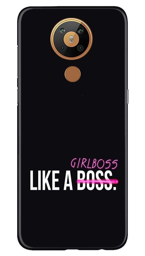 Like a Girl Boss Mobile Back Case for Nokia 5.3 (Design - 265) Like a Girl Boss Case for Nokia 5.3 (Design No. 265)