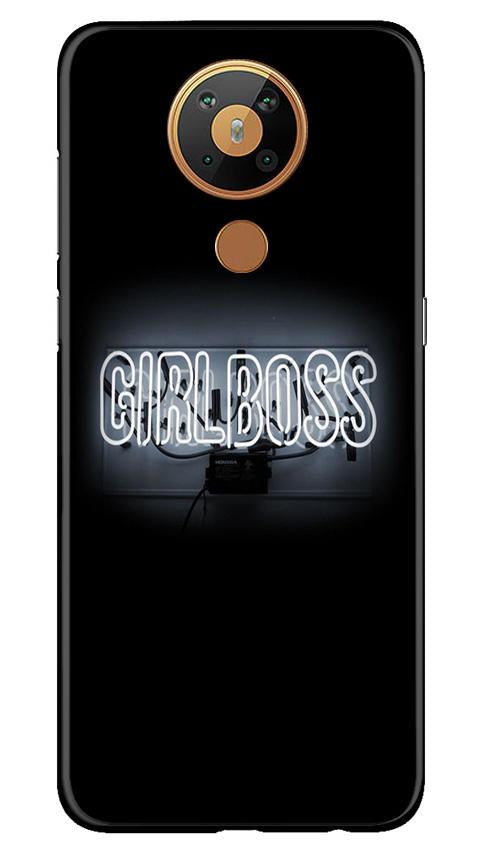 Girl Boss Black Mobile Back Case for Nokia 5.3 (Design - 268) Girl Boss Black Case for Nokia 5.3 (Design No. 268)