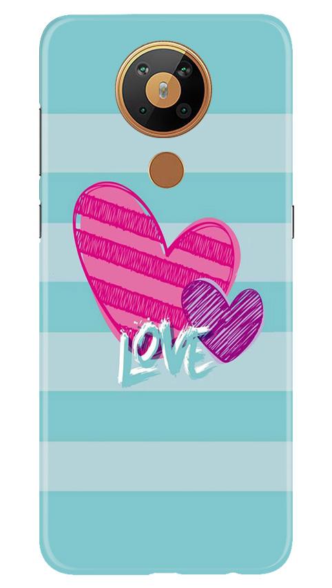 Love Mobile Back Case for Nokia 5.3 (Design - 299) Love Case for Nokia 5.3 (Design No. 299)