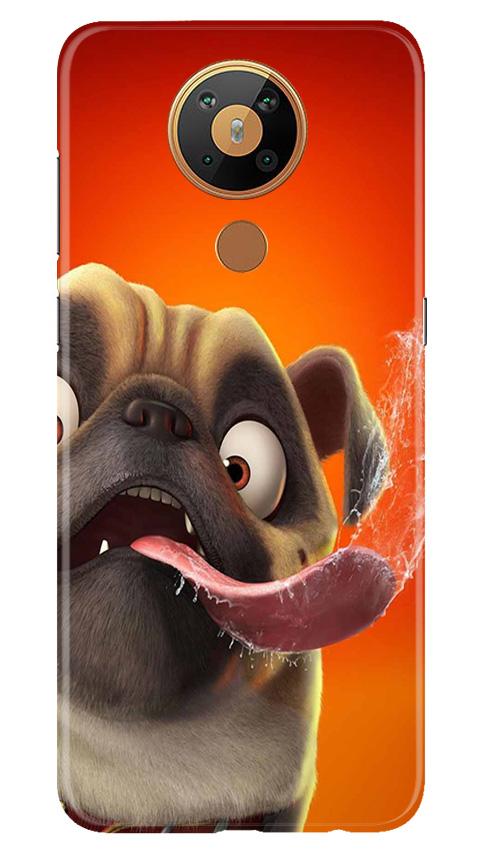 Dog Mobile Back Case for Nokia 5.3 (Design - 343) Dog Mobile Back Case for Nokia 5.3 (Design - 343)
