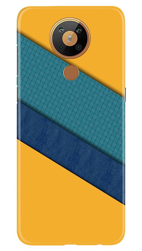 Diagonal Pattern Mobile Back Case for Nokia 5.3 (Design - 370) Diagonal Pattern Mobile Back Case for Nokia 5.3 (Design - 370)