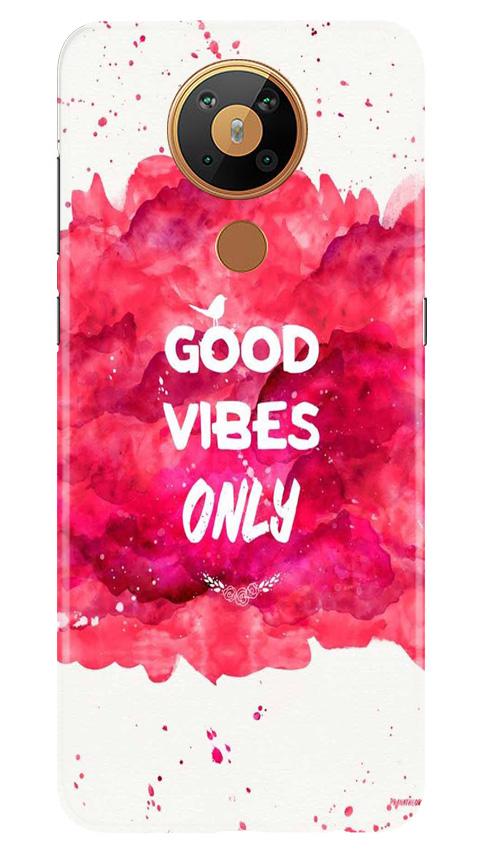 Good Vibes Only Mobile Back Case for Nokia 5.3 (Design - 393)