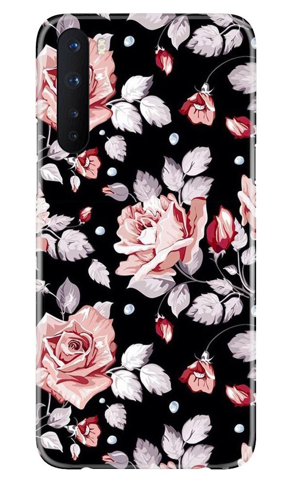 Pink rose Mobile Back Case for OnePlus Nord (Design - 12) Pink rose Case for OnePlus Nord