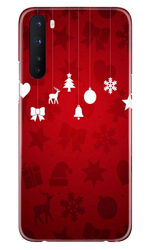 Christmas Mobile Back Case for OnePlus Nord (Design - 78) Christmas Case for OnePlus Nord