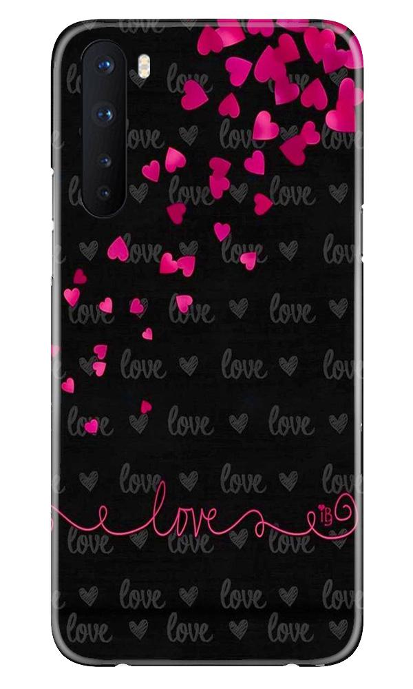 Love in Air Mobile Back Case for OnePlus Nord (Design - 89) Love in Air Case for OnePlus Nord